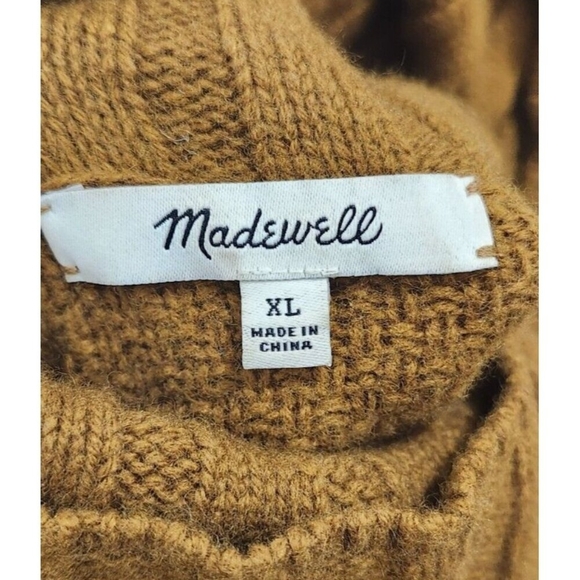 Madwell Foldover Turtleneck Sweater Dress Size XL - Picture 6 of 11